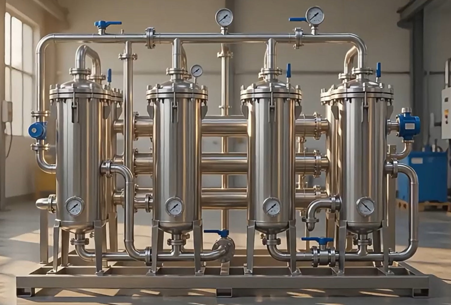 Scalable industrial water treatment system